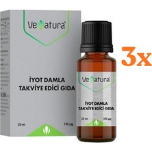  venatura ıyot damla 25 ml - 3 adet (toplam 75 ml)