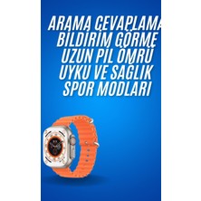 Ultra Akıllı Saat 49 mm Çift Kordonlu Arama Cevaplama Bluetooth Bağlantılı