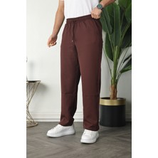 Quafash Yeni Sezon Rahat Kalıp Esnek Kumaş Beli Lastikli Baggy Pantolon