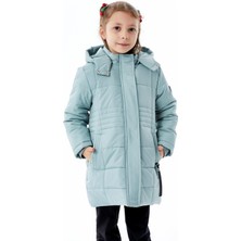 Benitto Kids Kız Çocuk Kapüşonlu Kışlık Şişme Mont 51355