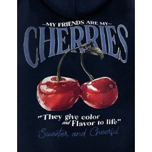 Divin Kadın Baskılı Sweatshırt Kaliteli Kumaş Oversize Kesim