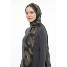 Lavin Scarfs Mist Bloom Koyu Vizon