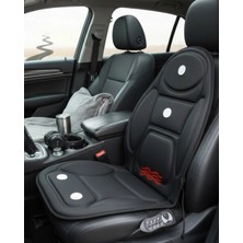 WİderMarkt Isıtmalı Titreşimli Masaj Koltuk Minderi – 5 Masaj Modu, 3 Kademe, Kumandalı – Ev & Araç Uyumlu