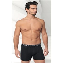 Belirtilmemiş Seher Yıldızı Elastan Boxer 0060 Erkek Iç Giyim Esnek Rahat Boxer (6’lı Paket)
