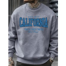 California Chasing Greatness Desen Erkekler Kazak Hip Hop Sokak Spor Giyim Moda Polar Kazak Y