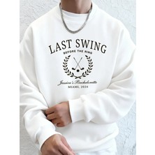 Last Swing Miami 2026 Baskılı Erkek Sonbahar Günlük Kapüşonlu Cepli Rahat Sokak Giysisi Spor