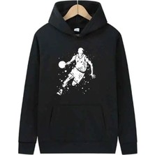 Moda Erkekler Harajuku Baskı Grafik Kapüşonlular Unisex Sonbahar Kış Rahat Kazak Basketbol Ti