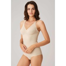 İlkyaz Fashion Ieg™ Toparlayıcı Vücut Inceltici Dikişli Alttan Kancalı Sıkı Badi Korse