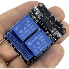 Voltaj 12V 2 Kanal Röle Kartı (Geliştirme Kartı Uyumlu)