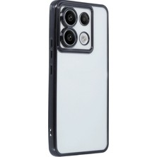 Olinea Newface Poco X6 Kılıf Lensli Silikon - Siyah
