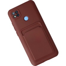 Esranın Dünyası Newface Xiaomi Redmi 9c Kılıf Kelvin Kartvizitli Silikon - Bordo RSSH34-ESRDNS
