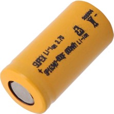 Supex 16340 3.7V 800MAH Li-Ion Şarjlı Pil (Başsız)