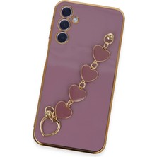 Olinea Newface Galaxy A24 4g Kılıf Esila Silikon - Mor