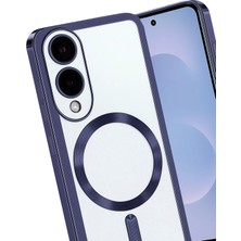 Epilons Newface Galaxy S25 Edge Kross Magneticsafe Kapak - Lacivert