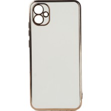 Zore Galaxy A04E Kılıf Zprb Bark Kapak-Beyaz