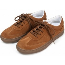 Ne&Ve Shoes Süet Hakiki Deri Bağcıklı Kadın Günlük Sneaker
