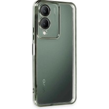 Genel Tedarik Vivo Y17S Kılıf Lensli Silikon - YEŞIL-(5796) - EMTHBA6902-5595