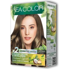 ModaSize 2 Tüp Krem Saç Boyası Seti Açık Kumral No:8.0