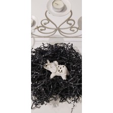 Aybaş Kağıtçılık Kırpık Kağıt Siyah 100 gr Zigzag Kırpık/ Kırpıntı Dolgu Kağıdı