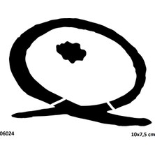 Airbrush Tattoo Göğüs Sembolü Yapışkanlı Stencil Süsleme ve Boyama Kalıbı Stencil Kalıp