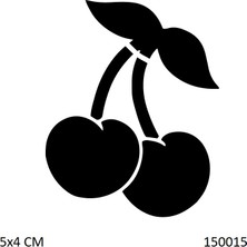 Airbrush Tattoo Kirazlar Yapışkanlı Stencil Süsleme ve Boyama Kalıbı