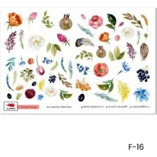 Gala Smart  Stıcker Naıl Art No:f-16