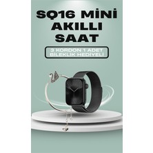 Sq-16 Mini Series 10 Akıllı Saat – 3 Kordon + Hediye Bileklik
