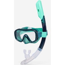 Decathlon Yetişkin Şnorkel Maske Seti - Yeşil - 100 Comfort