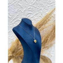 Livora Jewelry 925 Ayar Gümüş Zirkon Taşlı Kalp Modeli Kadın Kolye – Şık Hediyelik