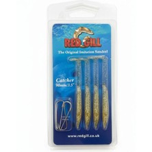 Original 9cm Silikon Yem - Gold Fleck