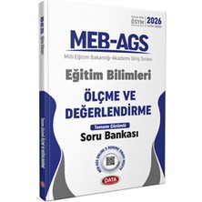 Anla Kazan Yayınları Data Yayınları 2026 Meb Ags Eğitim Bilimleri Ölçme ve Değerlendirme Çözümlü Soru Bankası