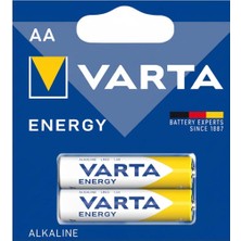 Varta Pil Alkalin Energy Aa 2\'li Kartela Best Before 12.2030
