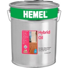 Hemel Hybrid Teak Oil - Su Bazlı Şeffaf Teak Yağı 15 Lt