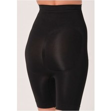 İlkyaz Fashion Ieg™ Siyah Kadın Kalça Kaldırıcı Dikişsiz Korse - 760