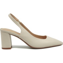 Nine West Hampton 6fx Bej Kadın Topuklu Ayakkabı