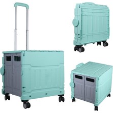 Sunup SN-26968 Katlanabilir Market Pazar Kamp Tekerlekli Alışveriş Arabası 60KG Kapasiteli