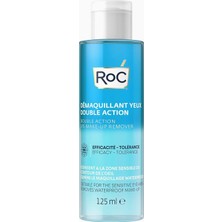 Hype Store Roc Double Action Eye Make Up Remover Çift Etkili Göz Makyaj Temizleyici 125 ml