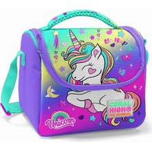 Hype Store High Mor Tekboynuz Kız Çocuk Okul Beslenme Çantası - Termos Özellikli