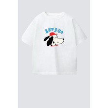 Monila Erkek Çocuk Pamuklu Bisiklet Yaka Baskılı T-Shirt