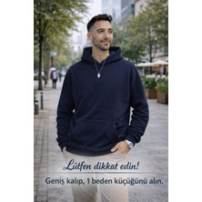 Luxic Core Oversize Erkek Kapüşonlu Sweatshirt | Geniş Kalıp, Rahat Kesim, Günlük ve Şık Kullanım