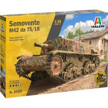 Italeri 6569S 1/35 Ölçek, Semovente M42 75/18 Tank, Plastik Model Kiti