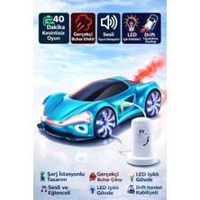 Yıldırım Oyuncak Uzaktan Kumandalı Buharlı Şarj Istasyonlu Çok Fonksiyonlu Drift 4x4 360° Işıklı Sesli Oyuncak Araba