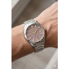 Slazenger 41,5mm Kasa, Özel Renk Kadran Erkek Kol Saati | Gümüş Renk Çelik Kordon, Takvimli, 10 Atm