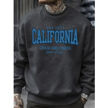 California Chasing Greatness Desen Erkekler Kazak Hip Hop Sokak Spor Giyim Moda Polar Kazak Y