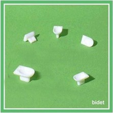 Schulcz 557096 1/50 Ölçek, Bide -Beyaz -5 Adet