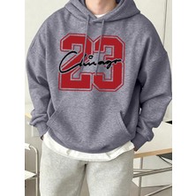 Chicago Number 23 Yaratıcılık Baskı Erkek Kapüşonlular Yumuşak High Street Top Spor Hip Hop T