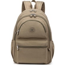 Smart Bags Krinkıl Kumaş Sırt Çantası K21- 1050 - Açık Kahve
