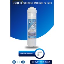 Watermelon Kapalı Kasa Su Arıtma Cihazına Uyumlu Inline 2 Numara Carbon Filtre