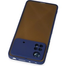 Olinea Newface Poco X4 5g Kılıf Montreal Silikon Kapak - Lacivert