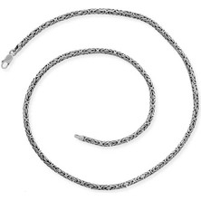 Inure Jewelry Gümüş Kral Zincir - 2.50 mm Yuvarlak